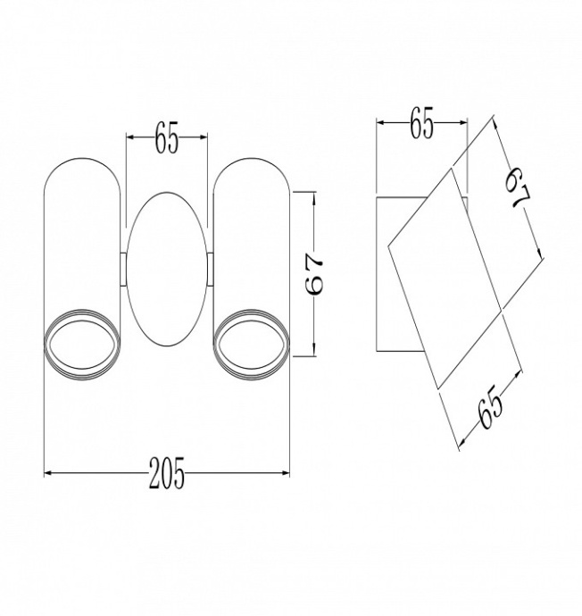 Уличный настенный светильник Maytoni Wall Street O010WL-02B - 1