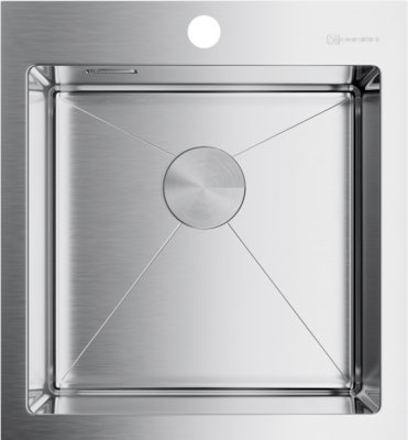 Мойка кухонная Omoikiri Akisame 46-IN нержавеющая сталь 4973057 - 0