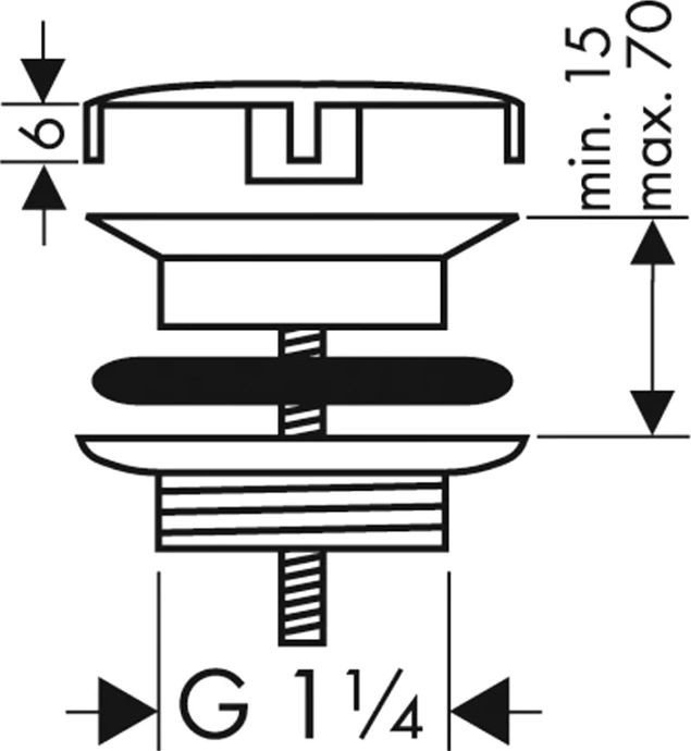 Смеситель для раковины Hansgrohe Finoris хром 76050000 - 2