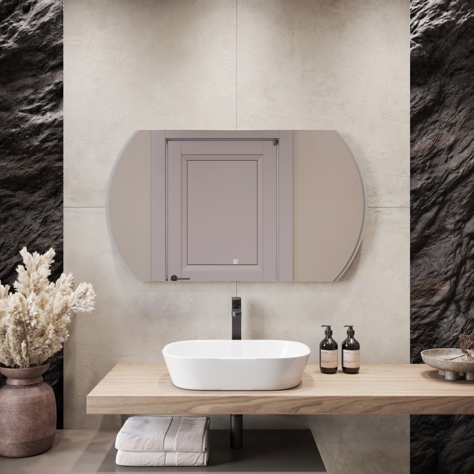 Зеркало DIWO Новгород 120 с подсветкой, овальное, с сенсорнымуправлением, настенное ЗЛП1713 - 3