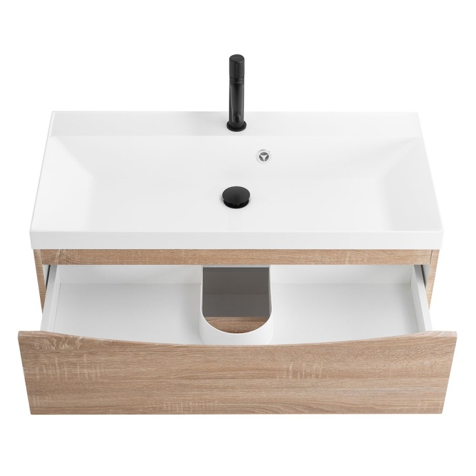 Комплект мебели Belbagno Marino 80 светлое дерево - 10