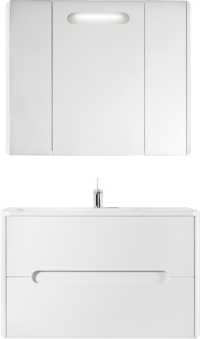 Тумба для комплекта Vod-Ok Флорена 90, белая 2515 - 4