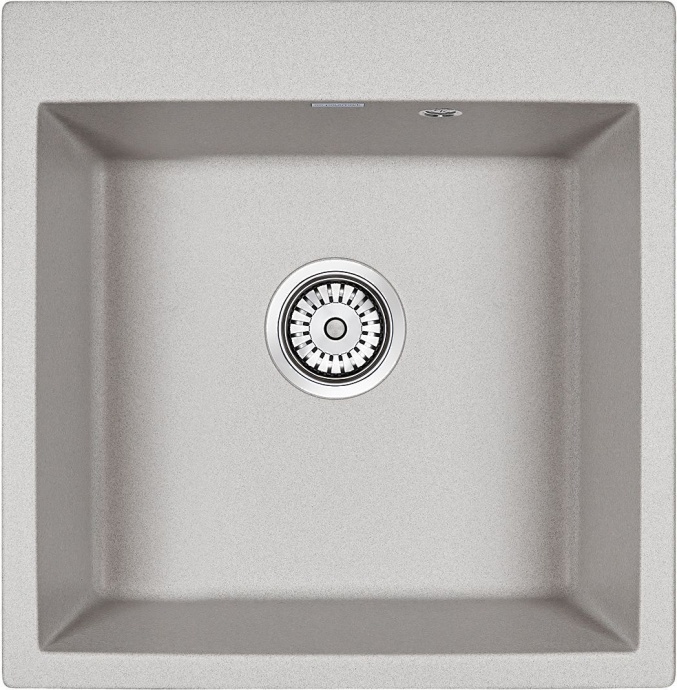 Мойка кухонная Paulmark Praktisch 51 серый матовый PM105152-GR - 0