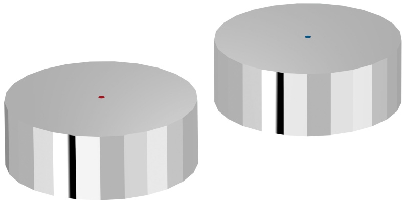 Ручка Jacob Delafon Grands Boulevards E25390-CP 2 шт. - 0