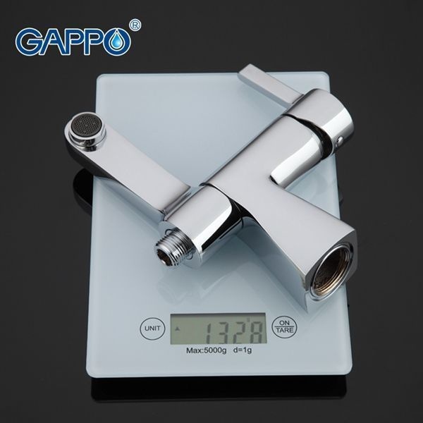 Смеситель для раковины с гигиеническим душем Gappo хром глянцевый G1204 - 6