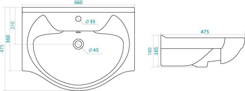 Мебель для ванной Style Line Олеандр-2 65 Люкс, рельеф пастель - 18