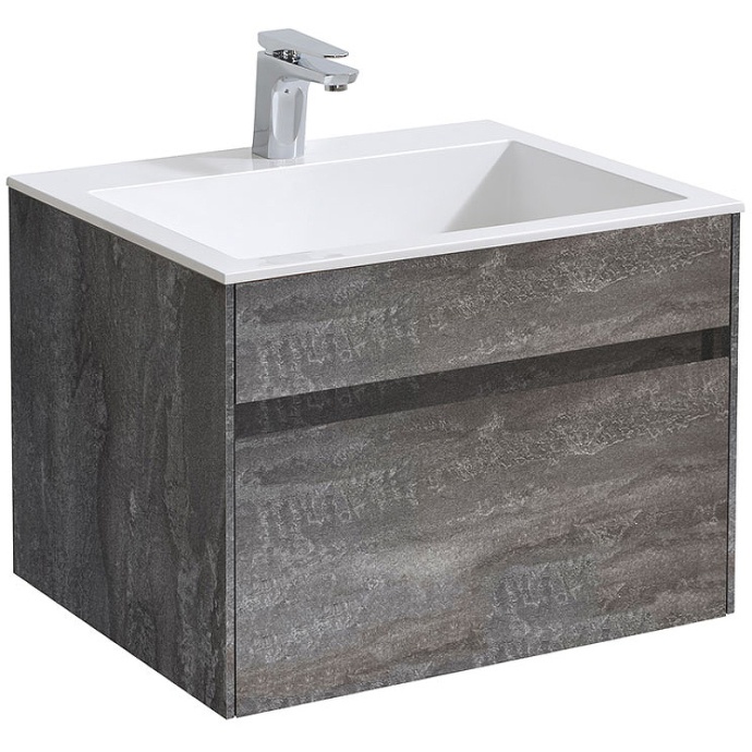 Тумба под раковину Vincea Chiara 60 серое дерево VMC-2C600GS - 0