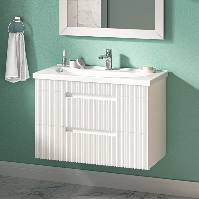 Тумба под раковину Brevita Ariana 60х52 белый  ARI-01060-0742Я - 4