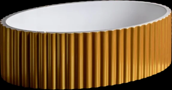 Раковина накладная Armadi Art Canale 50 глянец золото 878-G - 0