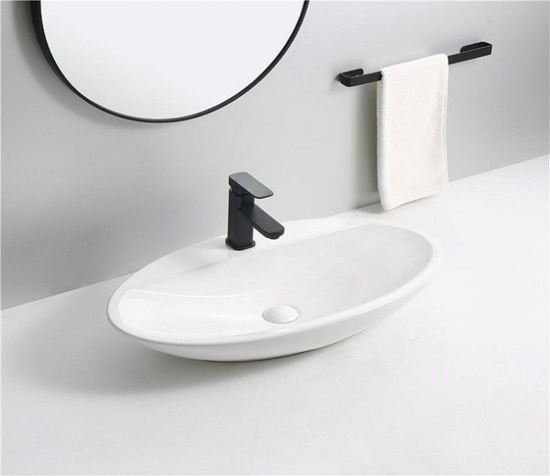 Раковина накладная Ceramalux N белый  9435 - 2