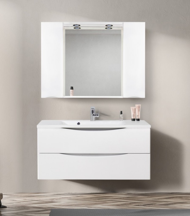 Зеркало-шкаф BelBagno Marino 120 MARINO-SPC-1200/750-2A-BL-P - 1