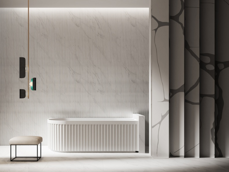 Ванна акриловая Abber 150х75 R белый матовый AB9412-1.5 R - 2