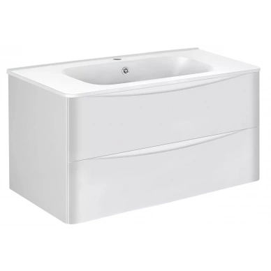 Тумба с раковиной Vincea Paola 100 белая - 0