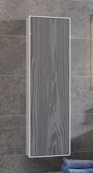 Шкаф-пенал Aqwella 5 stars Genesis 35 миллениум серый GEN0535MG - 3