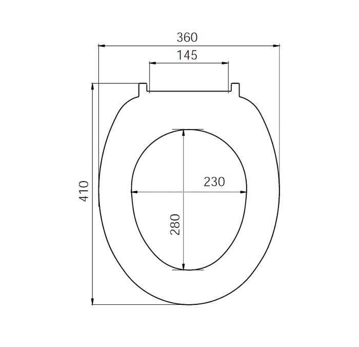 Сиденье для унитаза белое IDDIS  ID 01 061.1 bel - 1
