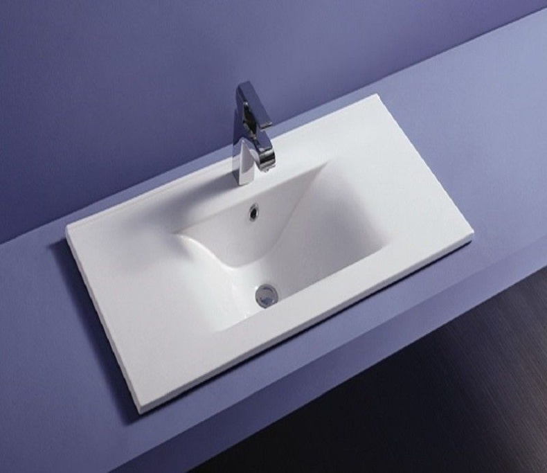 Раковина встраиваемая CeramaLux N 101 см белый  JY-807-100 - 1