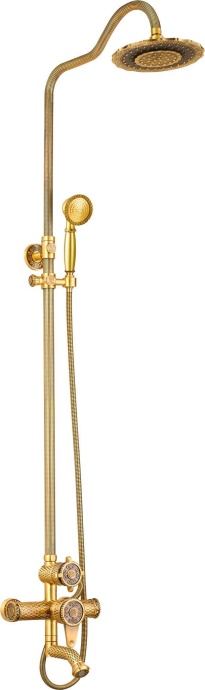 Душевая стойка Zorg Antic A 403DS-BR - 0