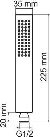 Душевая лейка Wasserkraft A103 - 1