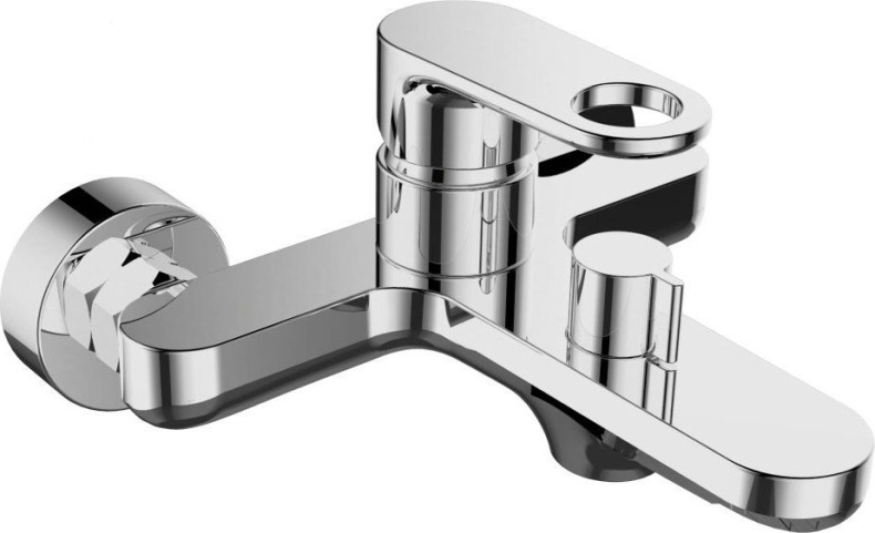 Смеситель одноручный (35мм)  для ванны с коротким изливом, хром RS33-31 - 2