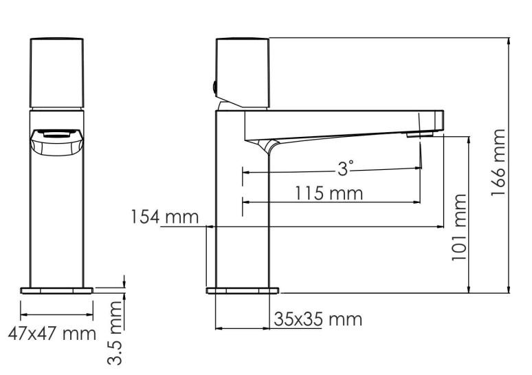Смеситель для раковины WasserKRAFT Saale белый матовый 9503 - 2