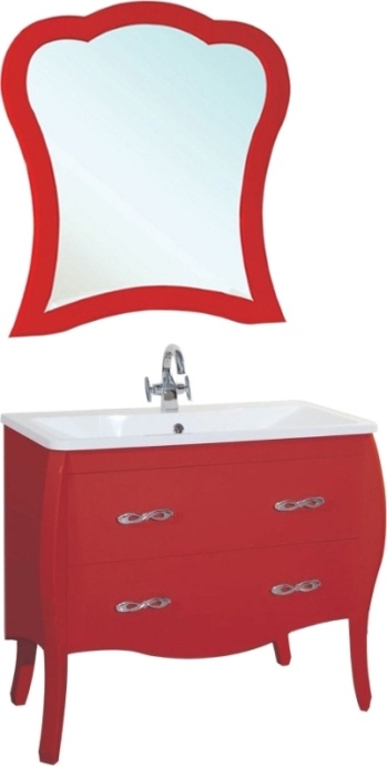 Зеркало Bellezza Грация 90 красное 4618015000036 - 1