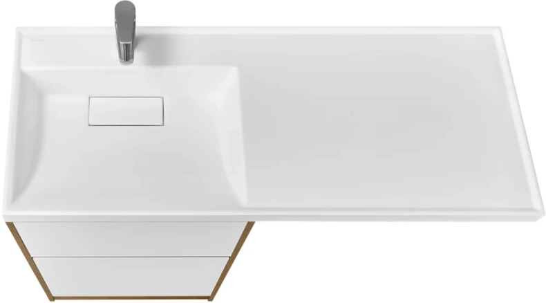 Тумба с раковиной Aquaton Лондри 60 светлое дерево-белый 1A2669K2LHDR0 - 1