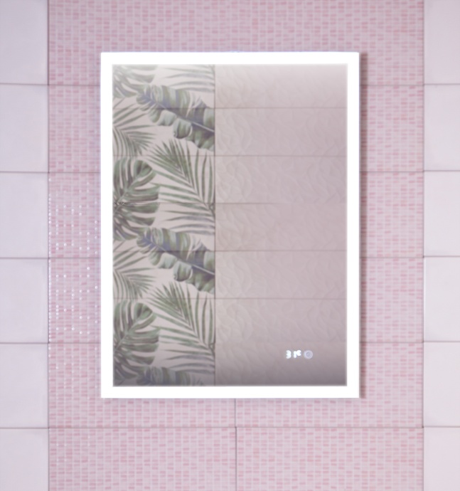 Зеркало Бриклаер Лофт 60 сенсор на зеркале, с подсветкой 4627125415722 - 3