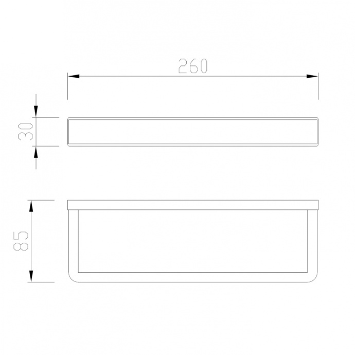 Полотенцедержатель ABBER Westen золото матовый AA1753G - 2