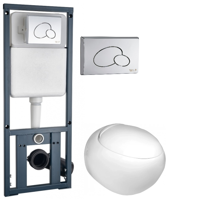 Комплект Weltwasser MARBERG 410 + JECKENBACH 004 GL-WT + MAR 410 RD  10000006479 - 0