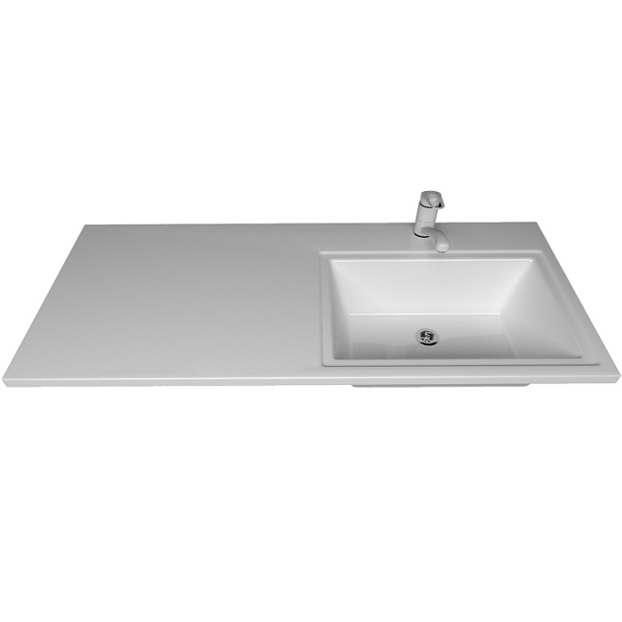 Раковина Stella Polar Мадлен 110 R на стиральную машину белый SP-00000838 - 0