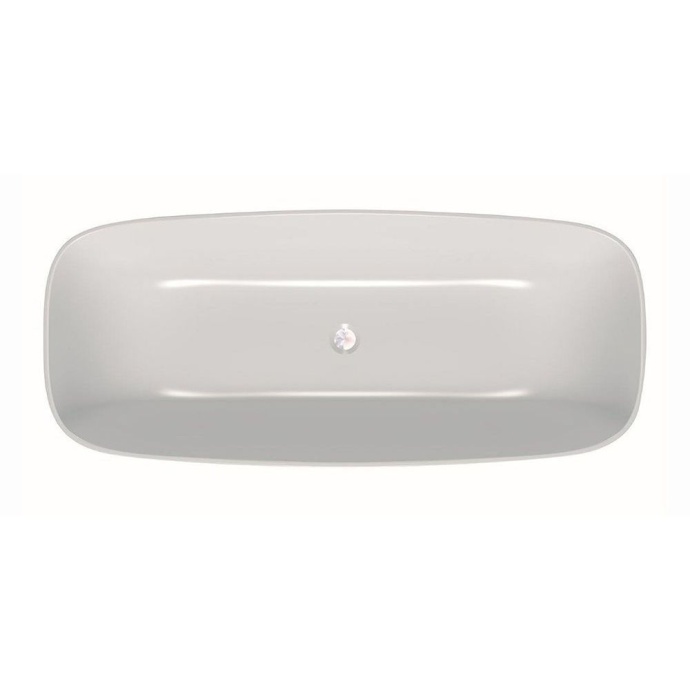 Ванна из литьевого мрамора Kolpa San Milo 174х75 черно-белая 592440 - 0