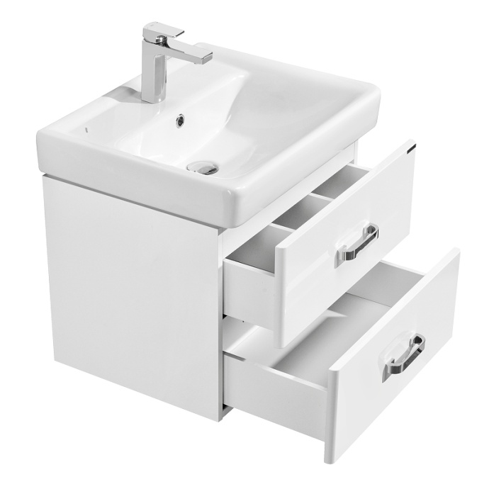 Тумба с раковиной Aquaton Америна 60 белый 1A1354K1AM010 - 2