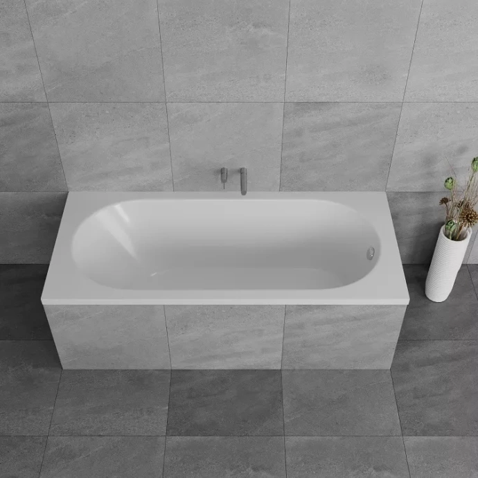 Ванна из литьевого мрамора Delice Bravo 180х80 белый DLR330001 - 2