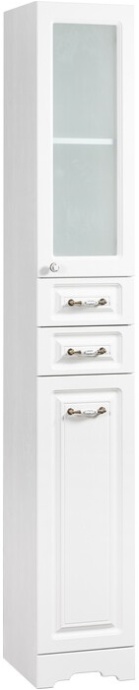Шкаф-пенал Stella Polar Кармела 30 R белый SP-00000192 - 0