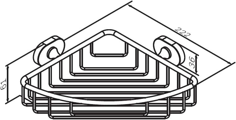 Полка AM.PM Sense L A7434800 - 7