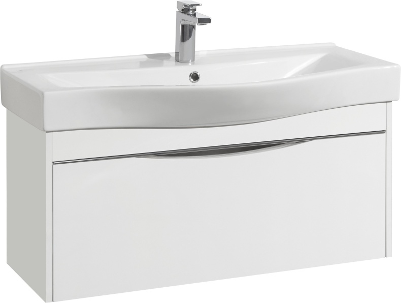 Раковина мебельная Aquaton Беверли 100 белый 1WH302502 - 1