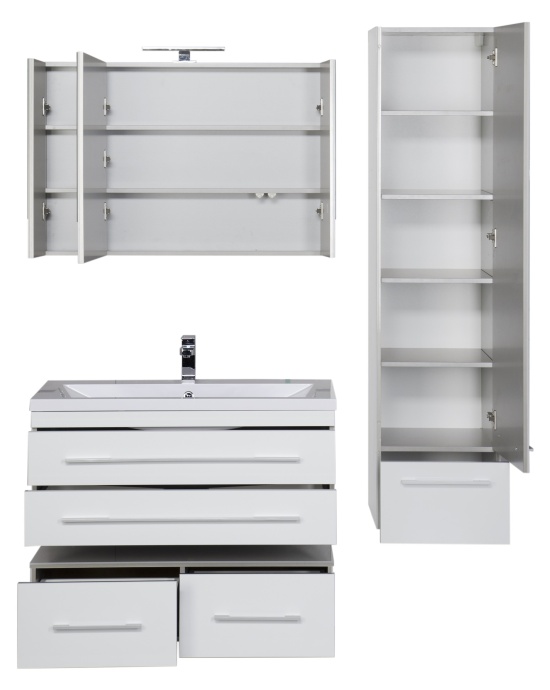 Шкаф-пенал Aquanet Верона R белый 176672 - 9