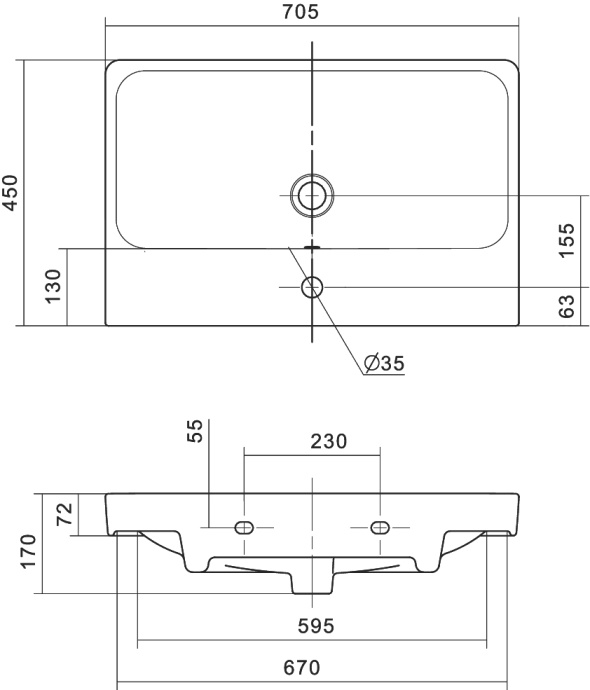 Тумба с раковиной STWORKI Кронборг 70 477801 - 7