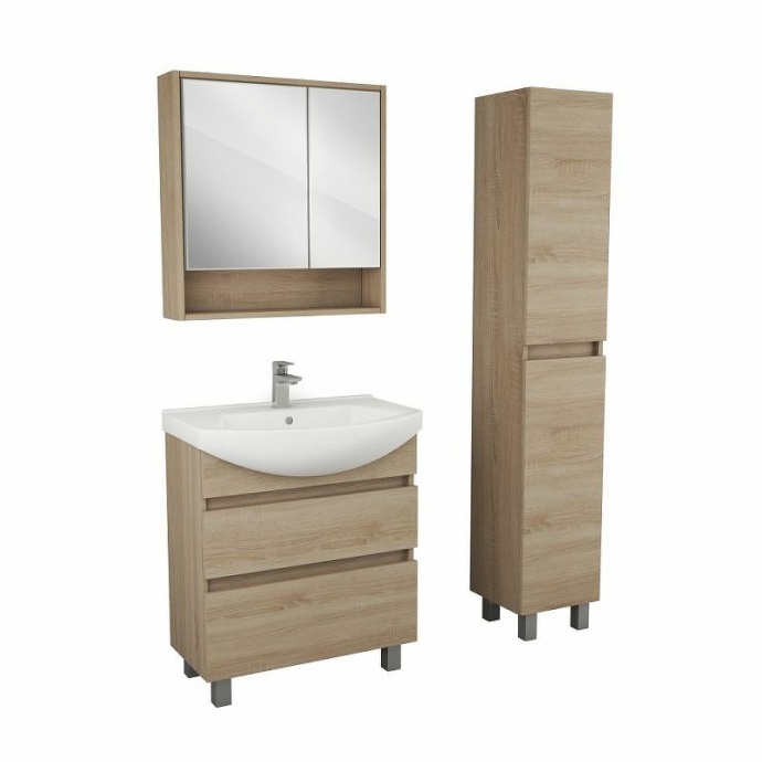 Тумба под раковину Owl 1975 Eland 75 дуб сонома  OW29.30.12 - 2