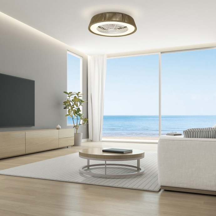 Светильник с вентилятором Mantra (люстры-вентиляторы) Polinesia 8227 - 1