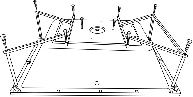 Каркас для ванны Excellent MR-09 - 1