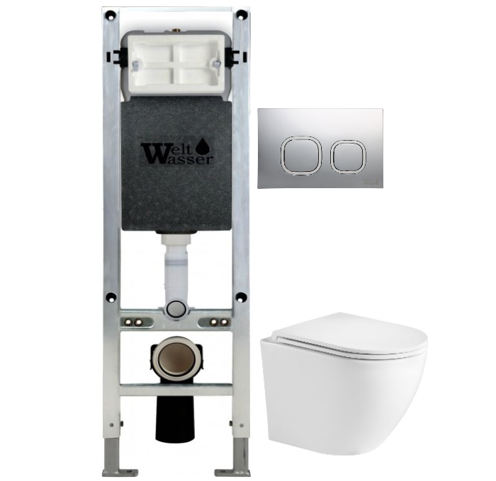 Комплект Weltwasser AMBERG 350 ST + MERZBACH 004 MT-WT + AMBERG RD-MT CR  10000006561 - 0