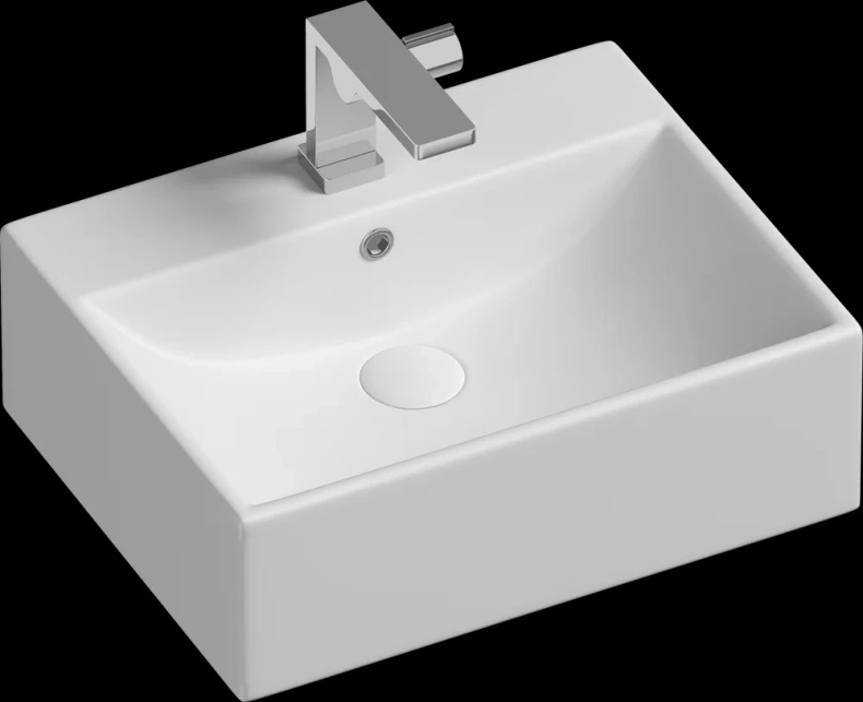 Раковина накладная Ceramica Nova Element 50х41 белая CN6040 - 0