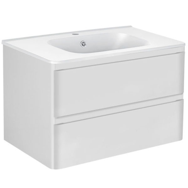 Тумба с раковиной Vincea Vico 80 белая - 0