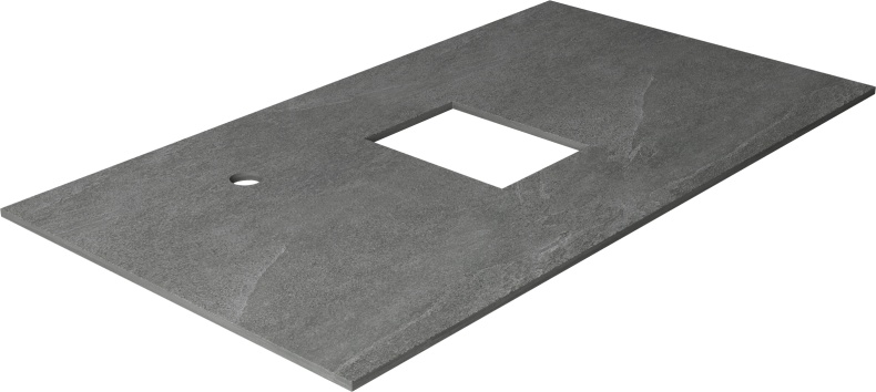 Мебель для ванной STWORKI Карлстад 90 дуб рошелье, роверелла, с отверстием для смесителя в столешнице 427900 - 6