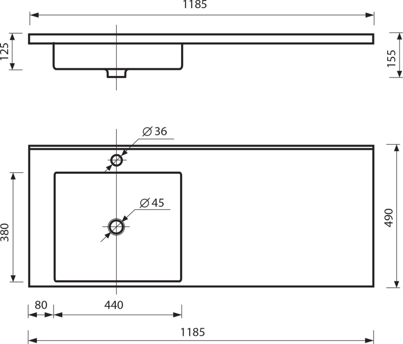 Мебель для ванной Misty Куба 60 белая, под стиральную машину, с бельевой корзиной - 7