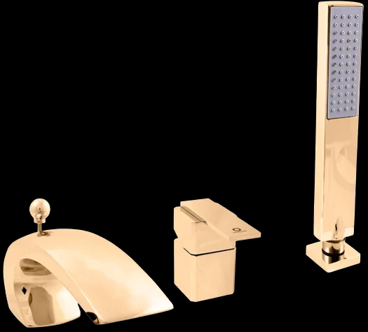 Смеситель на борт ванны Rav Slezak Loira золото LR572.5SZ - 0