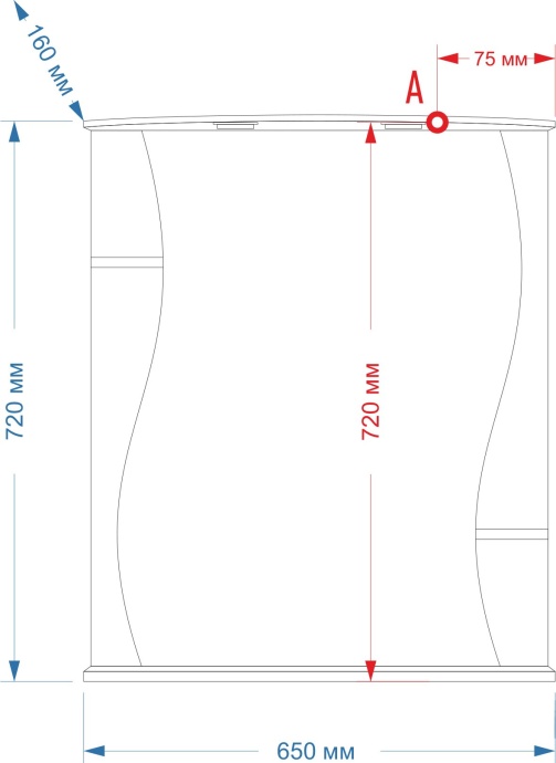 Зеркало-шкаф Misty Лиана 65 L Э-Лиа02065-01СвЛ - 3