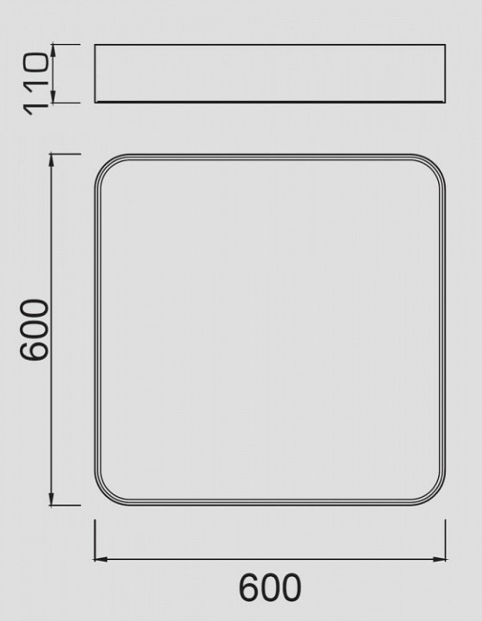 Потолочный светодиодный светильник Mantra Cumbuco 6153 - 1