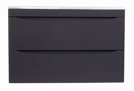 Тумба под раковину Style Line Бергамо мини 90 черная СС-00002366 - 0